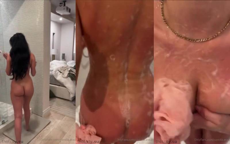 Camilla Araujo Nude Bathing Video Onlyfans Leaked