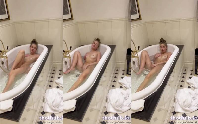 Viktoria Kpa Onlyfans Leaked Nude Naughty In The Bathtub