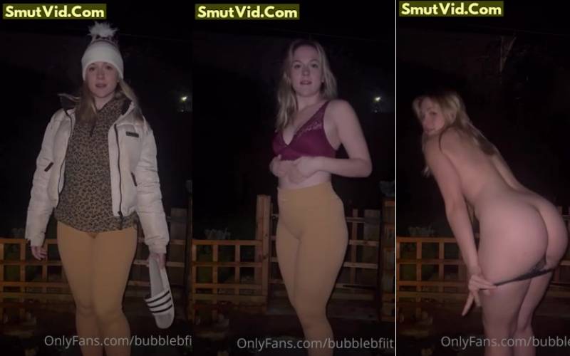 Bubblebfiit Outdoor Striptease Hot Video Leaked