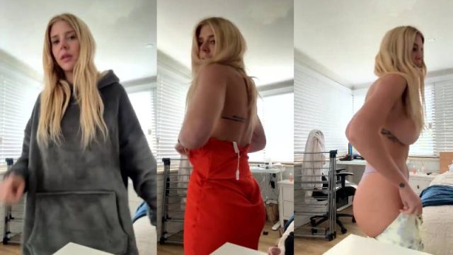 Jade Grobler Sexiest Dress Try On Haul Live Stream Video
