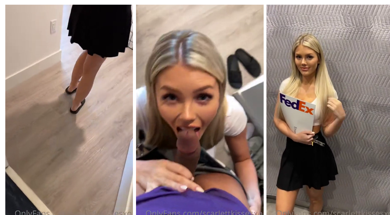 ScarlettKissesXO Role Play POV Blowjob OnlyFans Video Leaked