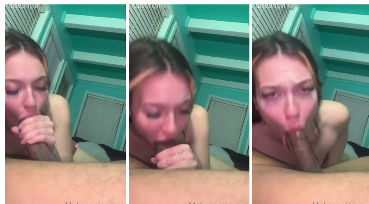 Makenapierxoxo – Redbone Babe POV Sloppy Deepthroat Blowjob