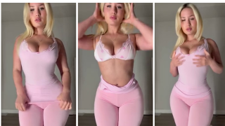 Victoriaavixen Pink Pyjama Tease OnlyFans Video